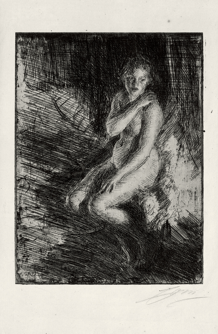  安德斯·莱奥纳德·佐恩 Anders Leonard Zorn —— 佐恩(素描) (48)